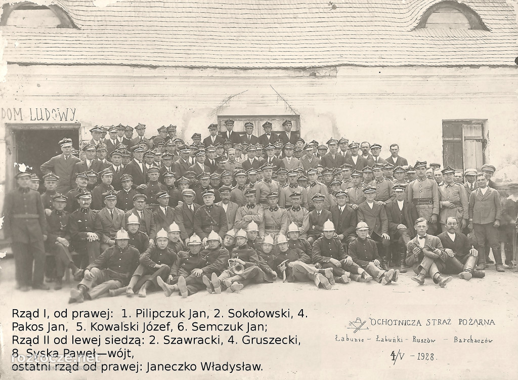 110 lat OSP KSRG Łabunie na dawnych fotografiach