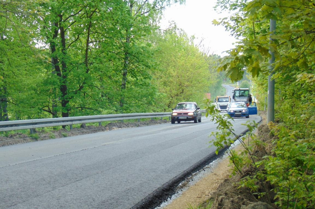 Krasnobród: Trwa przebudowa drogi Krasnobród-Jacnia [ZDJĘCIA]