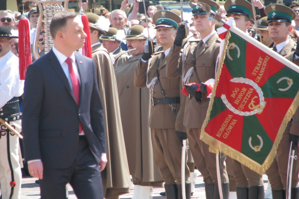 Zamość: Święto Straży Granicznej z prezydentem Andrzejem Dudą [ZDJĘCIA]