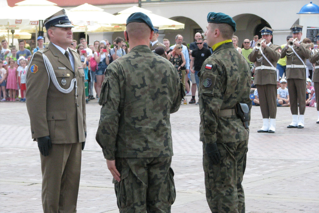 Zamość: Przysięga wojskowa na Rynku Wielkim [ZDJĘCIA]