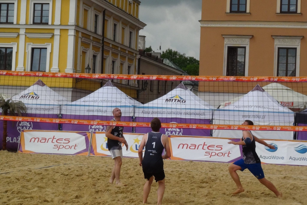 Zamość: Plaża Open - amatorzy już grają [FOTO]