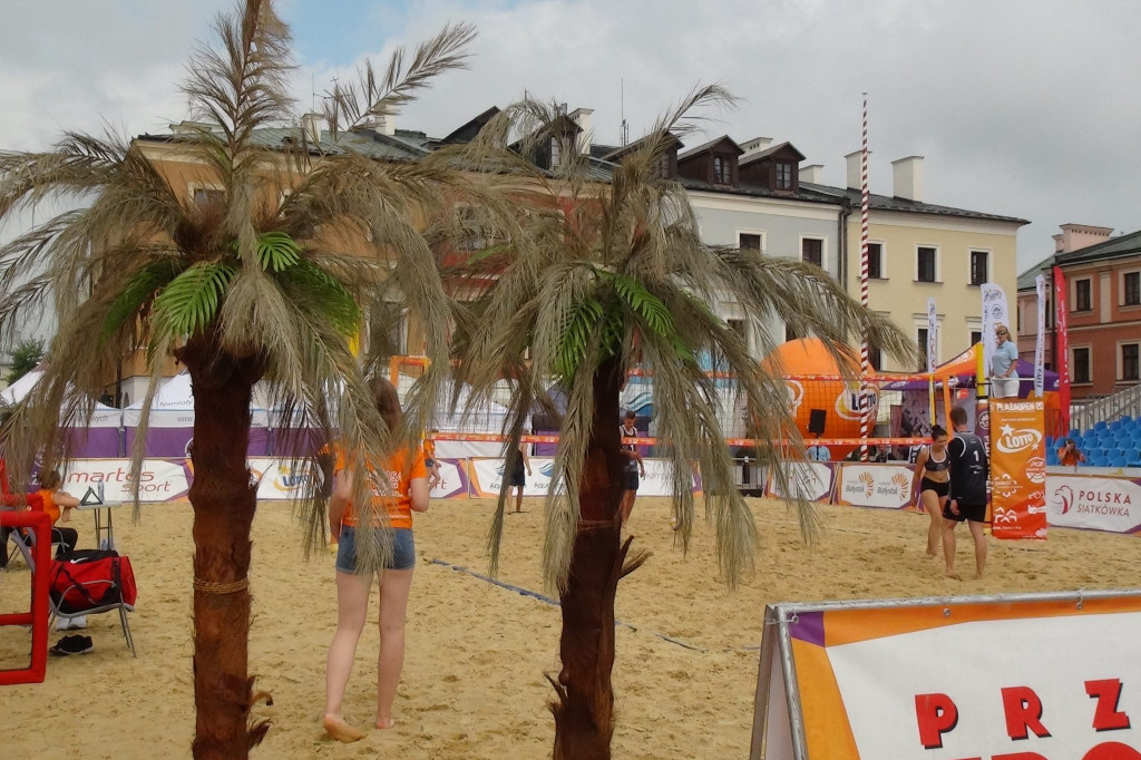 Zamość: Plaża Open - amatorzy już grają [FOTO]