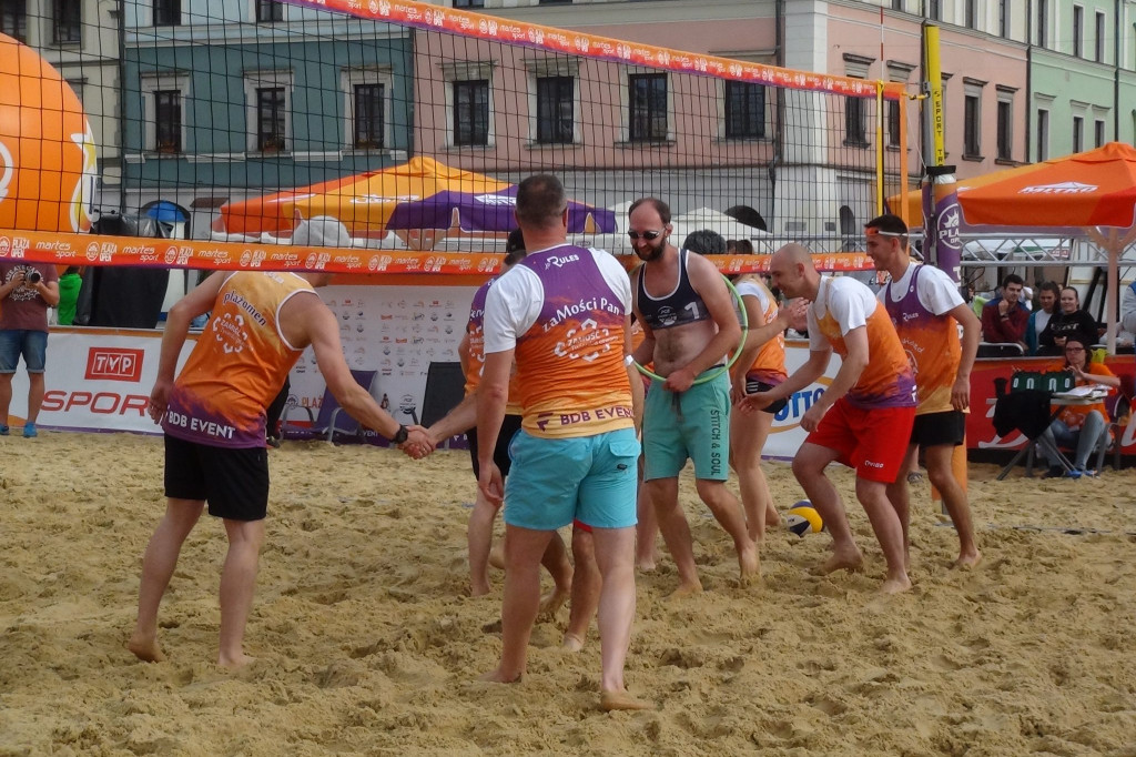 Zamość: Plaża Open - Reprezentacja Zamościa lepsza od Łowców. B [FOTO]