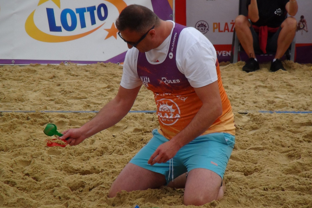 Zamość: Plaża Open - Reprezentacja Zamościa lepsza od Łowców. B [FOTO]