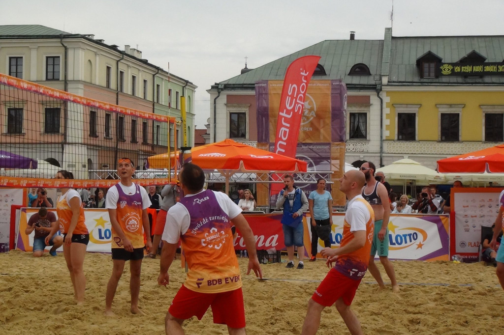 Zamość: Plaża Open - Reprezentacja Zamościa lepsza od Łowców. B [FOTO]