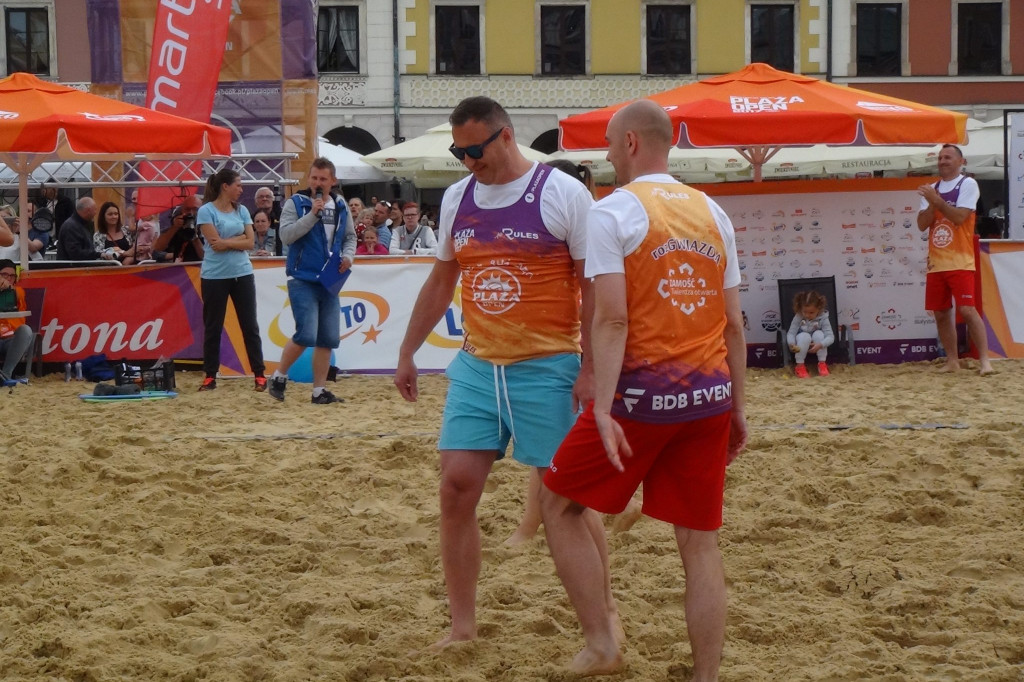 Zamość: Plaża Open - Reprezentacja Zamościa lepsza od Łowców. B [FOTO]