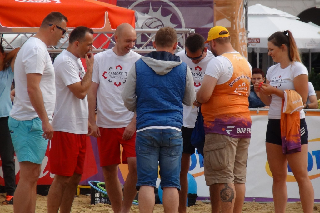 Zamość: Plaża Open - Reprezentacja Zamościa lepsza od Łowców. B [FOTO]