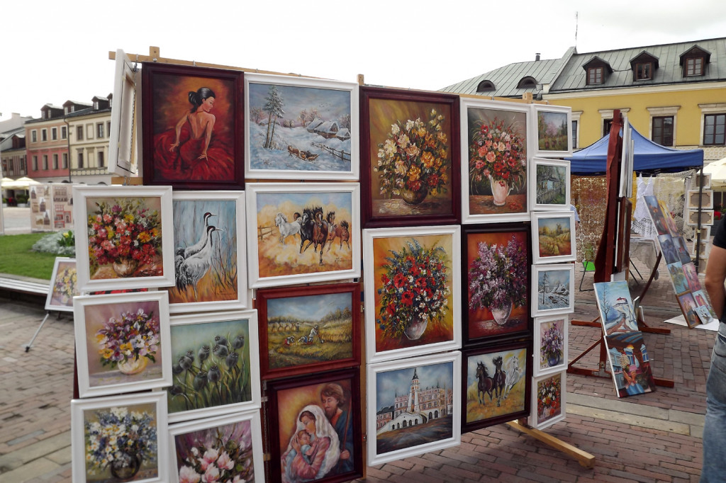 Zamość: Sztuka ludowa na Rynku Wielkim [FOTO]
