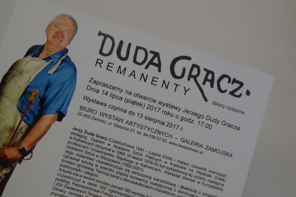Zamość: Remanent prac Jerzego Dudy-Gracza w BWA [FOTO]