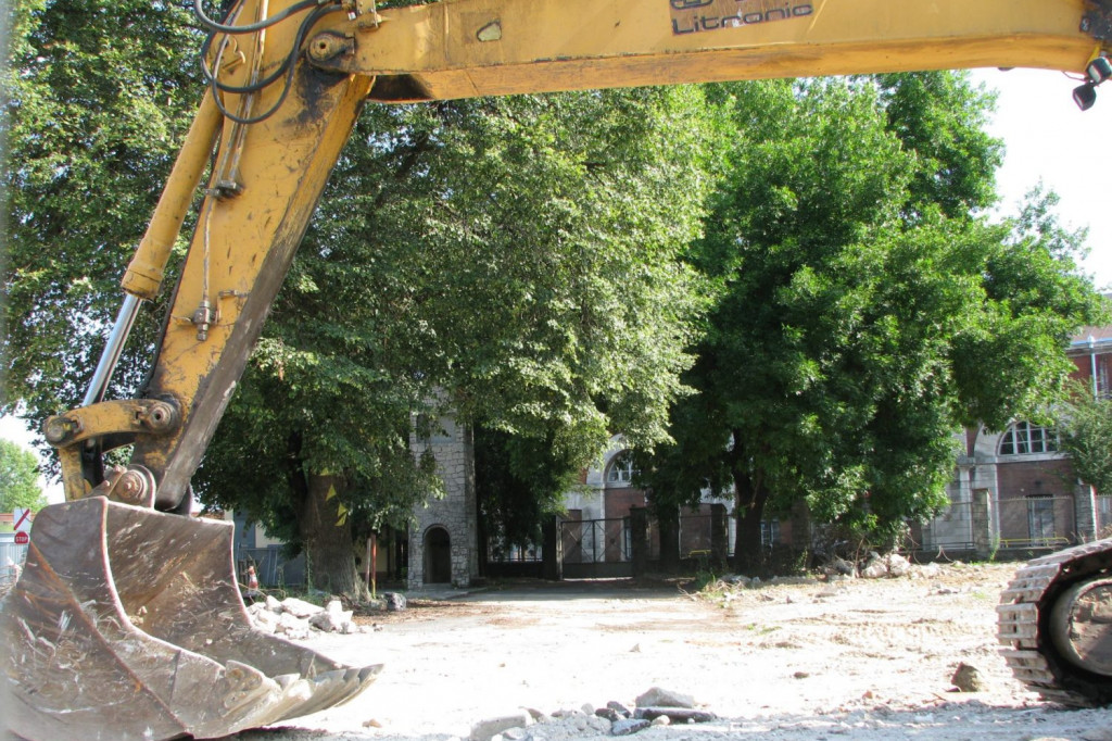 Zamość: Wyburzanie Zielonego Rynku