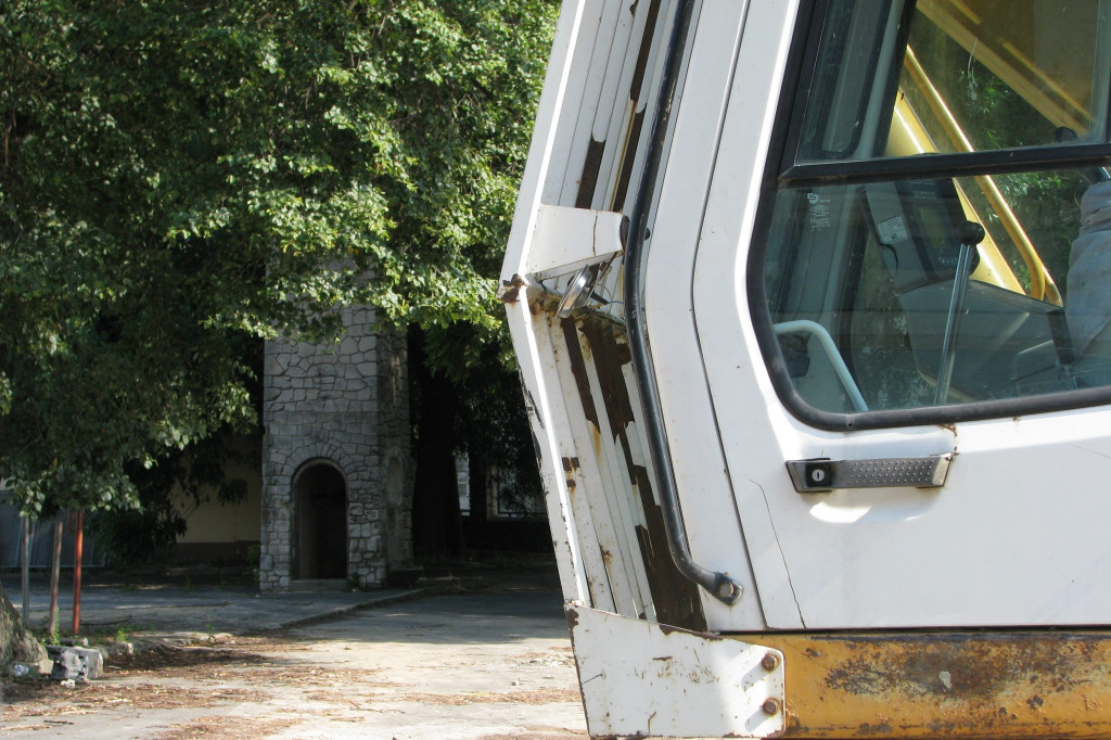Zamość: Wyburzanie Zielonego Rynku