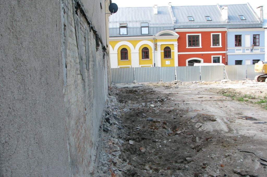 Zamość: Wyburzanie Zielonego Rynku