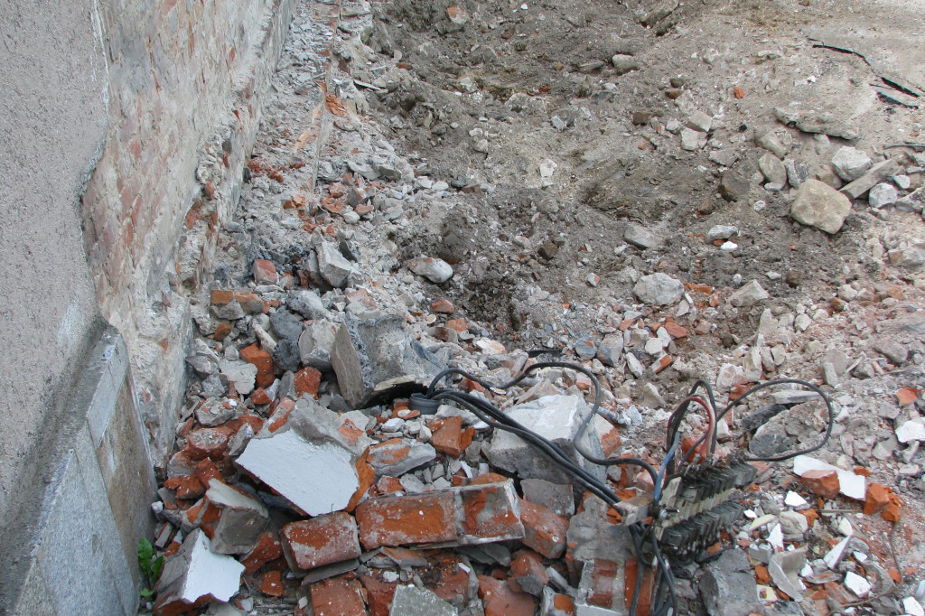 Zamość: Wyburzanie Zielonego Rynku