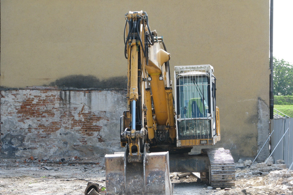 Zamość: Wyburzanie Zielonego Rynku