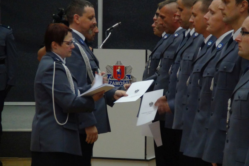 Zamość: Awanse dla policjantów [FOTO]
