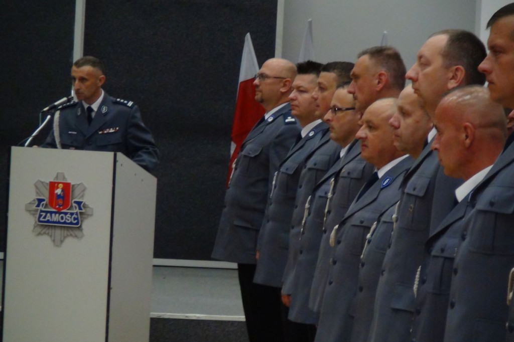Zamość: Awanse dla policjantów [FOTO]