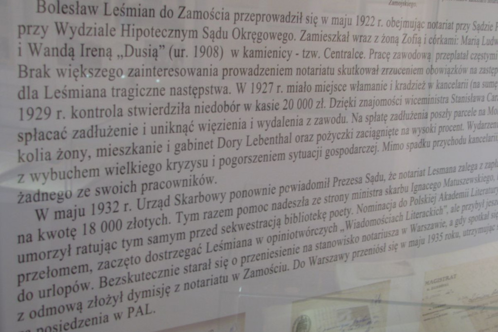 Zamość: Leśmian - poeta i notariusz [FOTO, VIDEO]