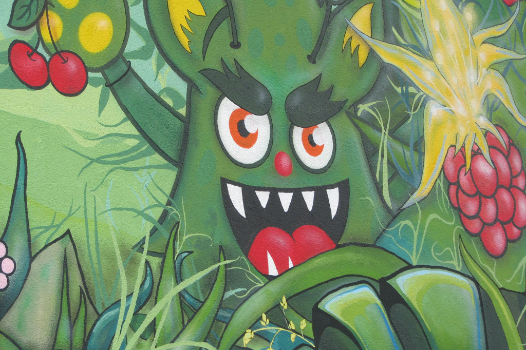 Zamość: Mural Leśmiana na ul. Peowiaków