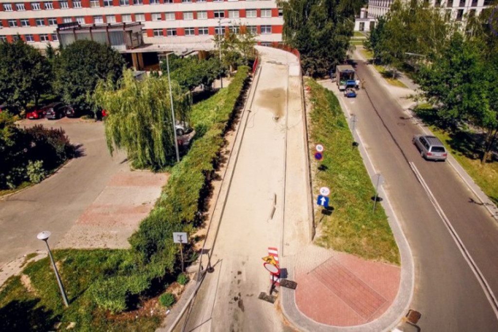 Zamość: Trwa remont estakady przy szpitalu 