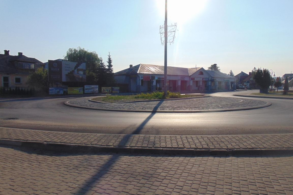 Krasnobród: Centrum z nowym rondem