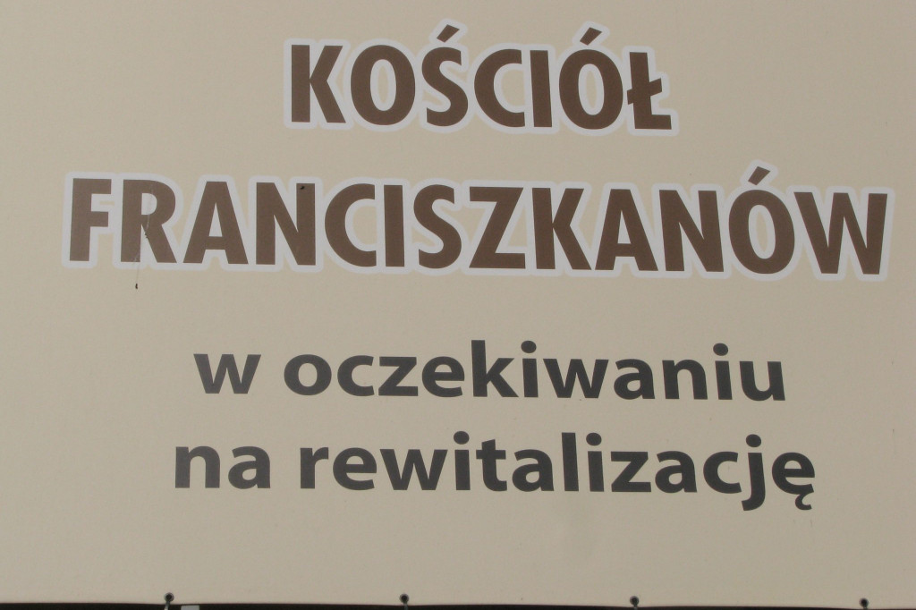 Zamość: Ruszyła rewitalizacja kościoła oo. franciszkanów