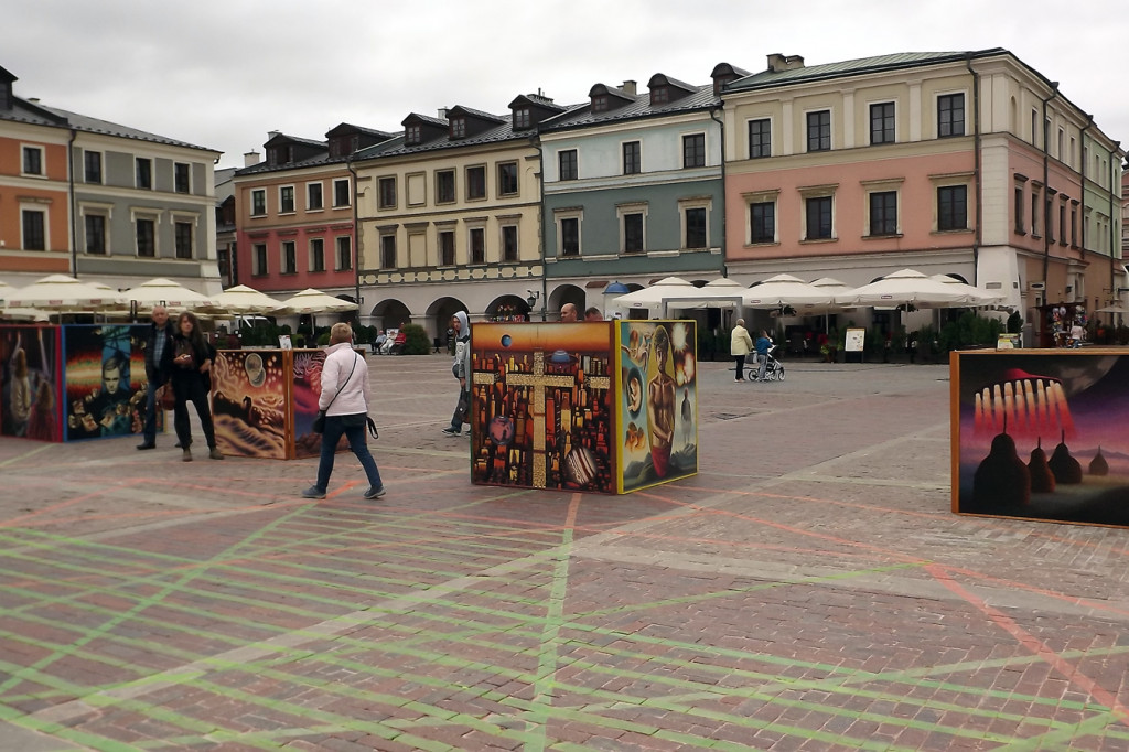 Zamość: Malarska konstelacja w przestrzeni Kwadratu