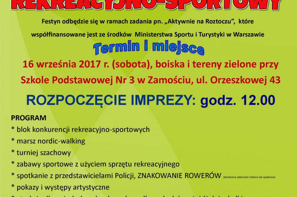 Zamość: Sport i rekreacja w roli głównej