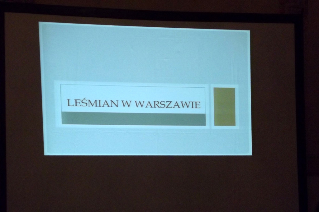 Zamość: Kameralny wieczór z Leśmianem w roli głównej