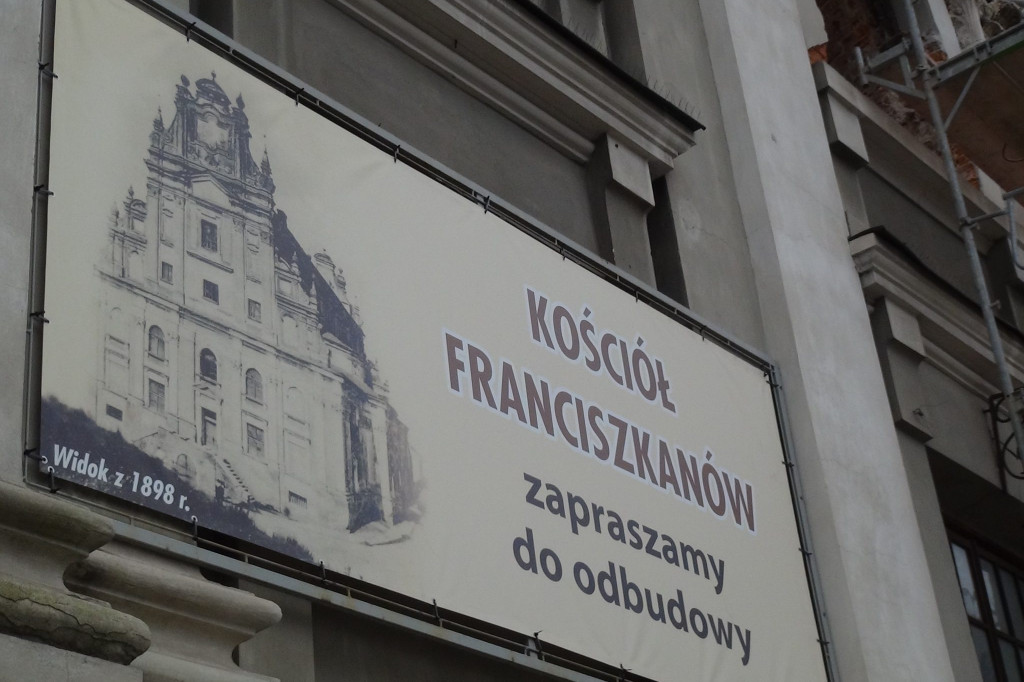 Zamość: Trwa remont kościoła oo. franciszkanów [FOTO]