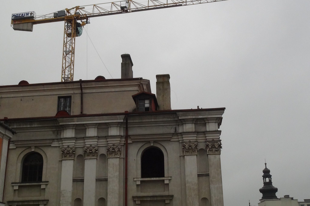 Zamość: Trwa remont kościoła oo. franciszkanów [FOTO]