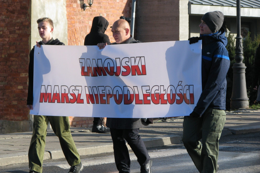 Zamość: Ulicami miasta przeszedł Zamojski Marsz Niepodległości [FOTO]