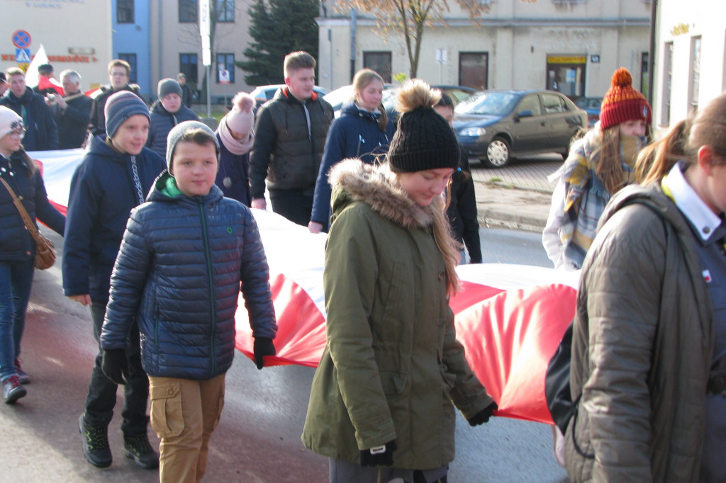 Zamość: Ulicami miasta przeszedł Zamojski Marsz Niepodległości [FOTO]