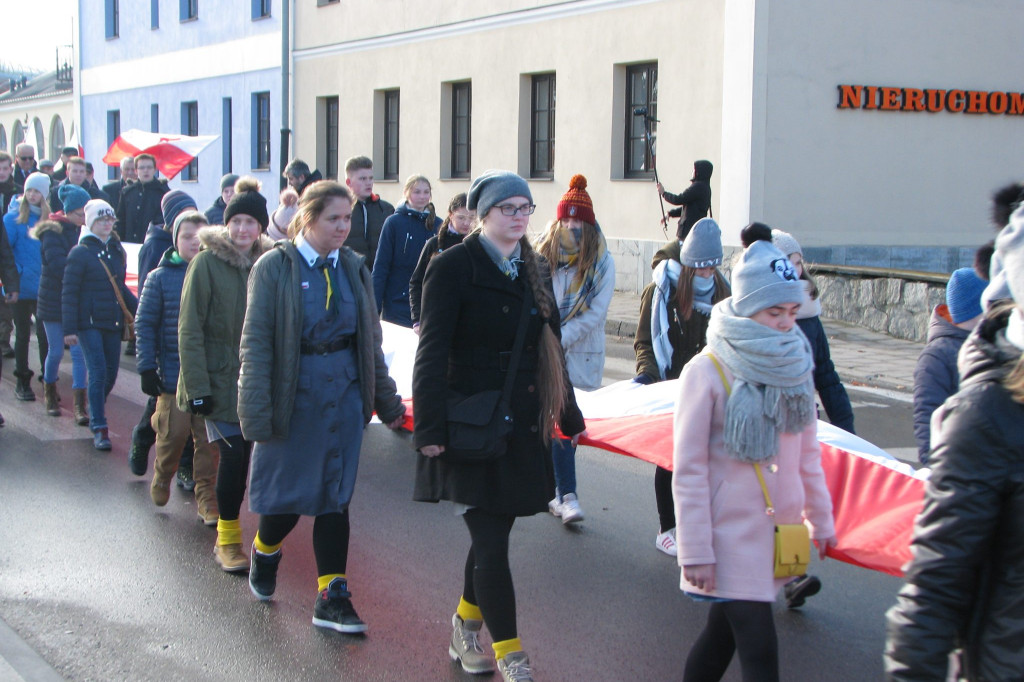 Zamość: Ulicami miasta przeszedł Zamojski Marsz Niepodległości [FOTO]