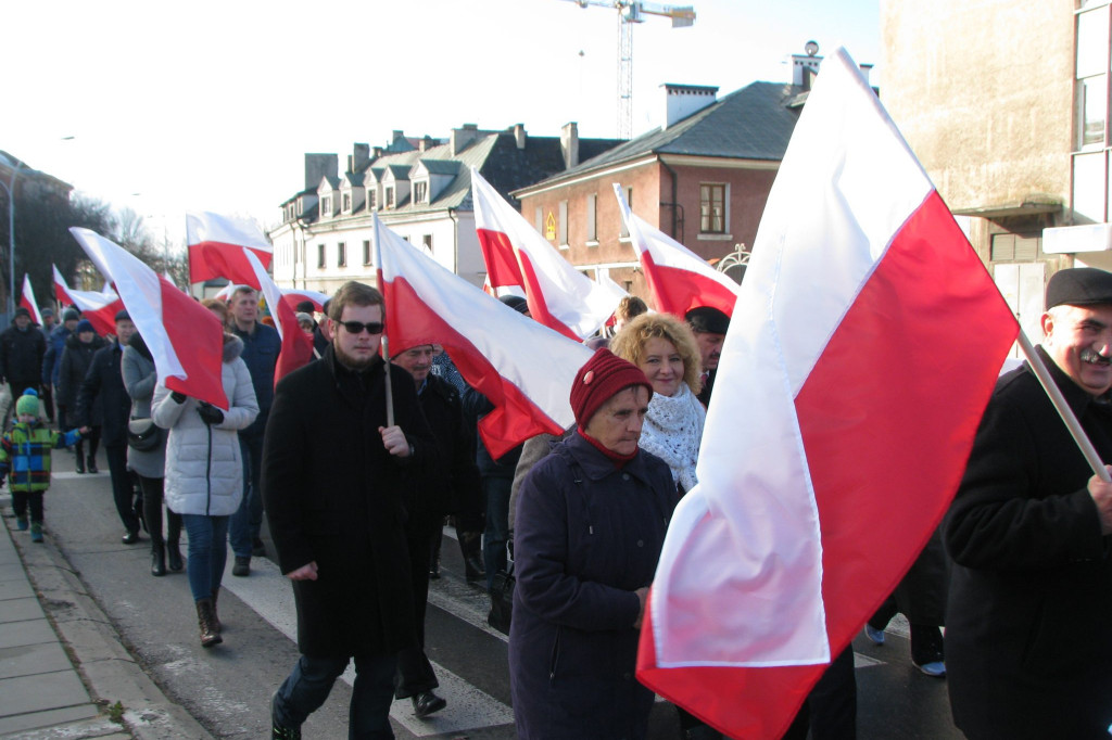 Zamość: Ulicami miasta przeszedł Zamojski Marsz Niepodległości [FOTO]