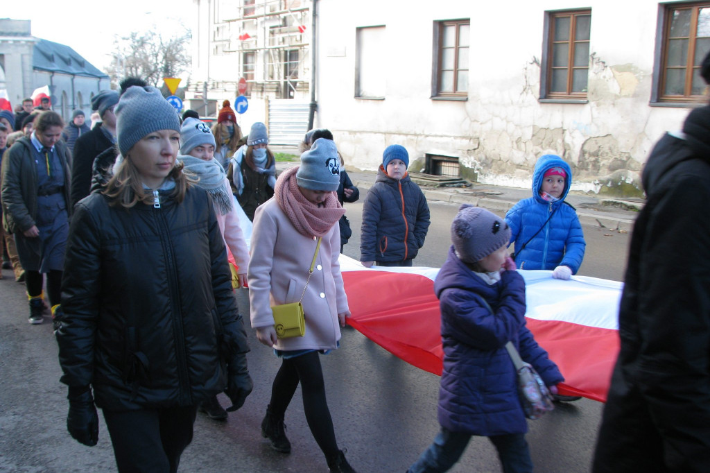 Zamość: Ulicami miasta przeszedł Zamojski Marsz Niepodległości [FOTO]