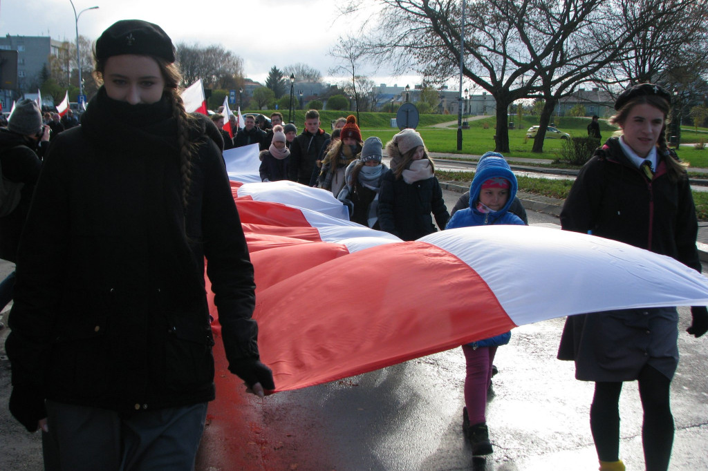 Zamość: Ulicami miasta przeszedł Zamojski Marsz Niepodległości [FOTO]