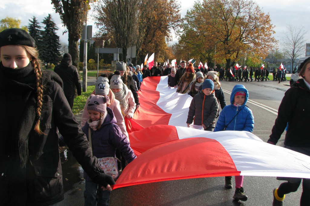 Zamość: Ulicami miasta przeszedł Zamojski Marsz Niepodległości [FOTO]