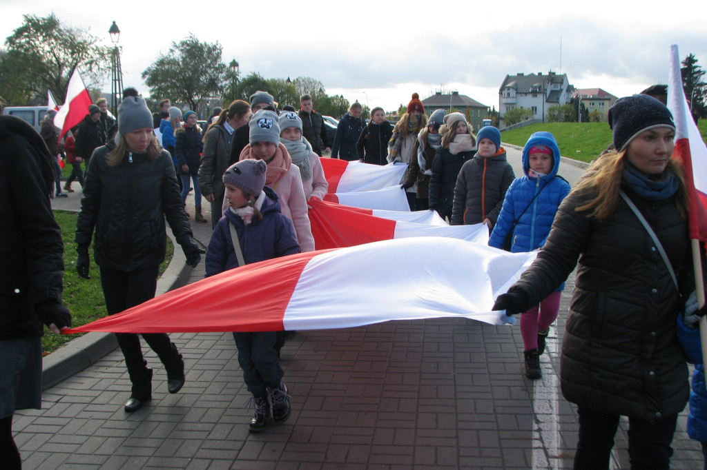 Zamość: Ulicami miasta przeszedł Zamojski Marsz Niepodległości [FOTO]