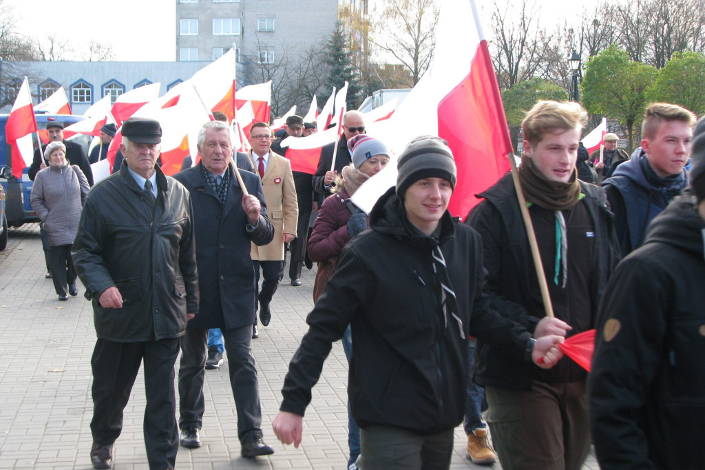 Zamość: Ulicami miasta przeszedł Zamojski Marsz Niepodległości [FOTO]