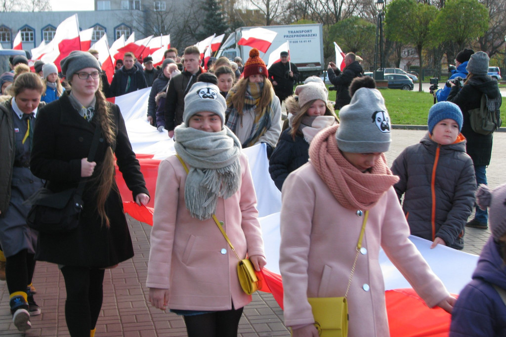 Zamość: Ulicami miasta przeszedł Zamojski Marsz Niepodległości [FOTO]