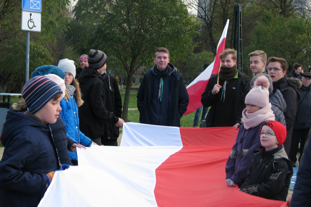 Zamość: Ulicami miasta przeszedł Zamojski Marsz Niepodległości [FOTO]