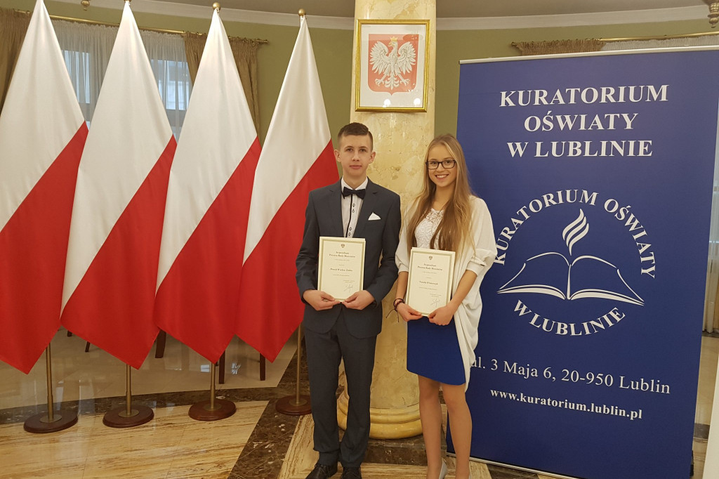 Zamość: Stypendyści Prezesa Rady Ministrów ZSP Nr 5