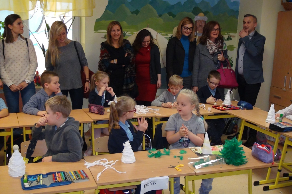 Zamość: Goście z Włoch i Hiszpanii w Smart School