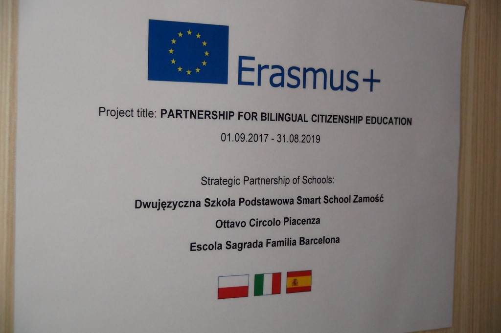 Zamość: Goście z Włoch i Hiszpanii w Smart School