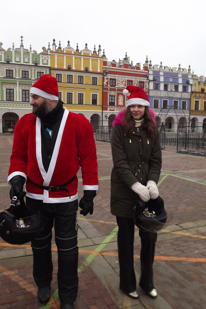 Zamość: Mikołaje na motorach na Kwadracie [FOTO]