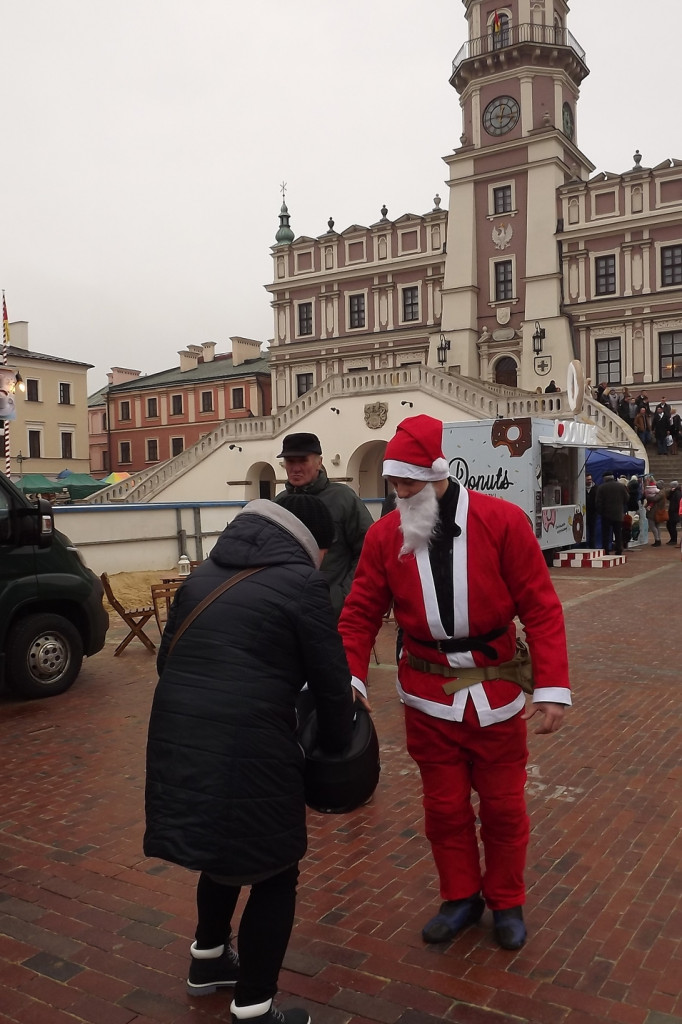 Zamość: Mikołaje na motorach na Kwadracie [FOTO]