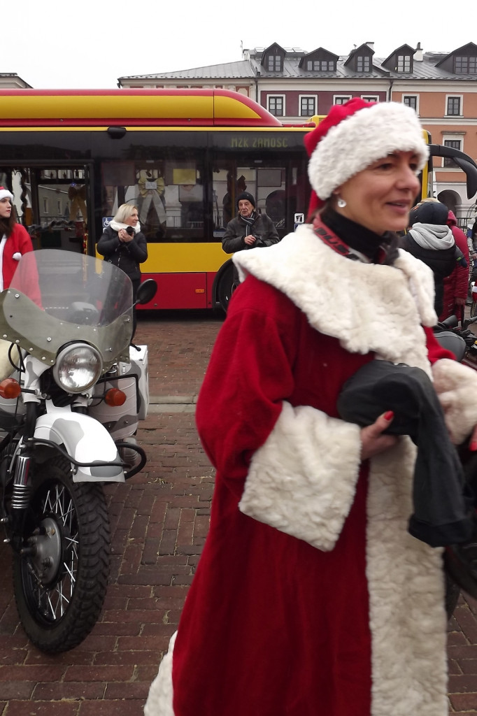 Zamość: Mikołaje na motorach na Kwadracie [FOTO]