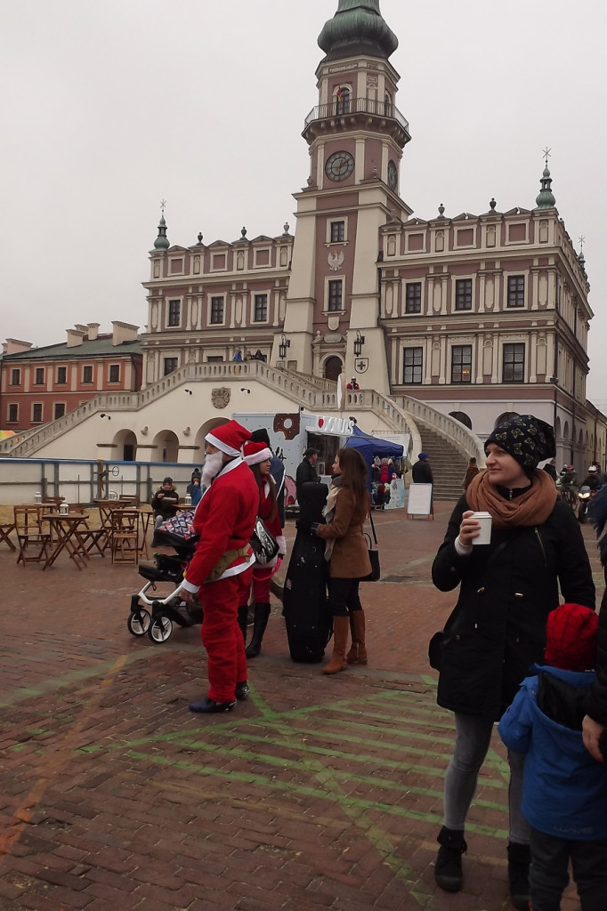 Zamość: Mikołaje na motorach na Kwadracie [FOTO]
