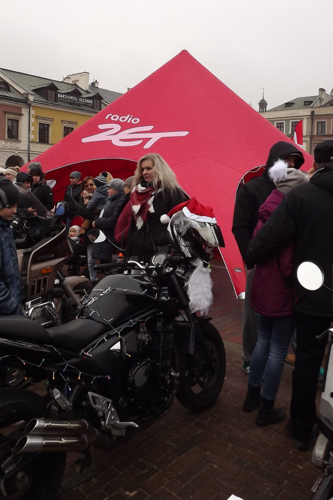 Zamość: Mikołaje na motorach na Kwadracie [FOTO]