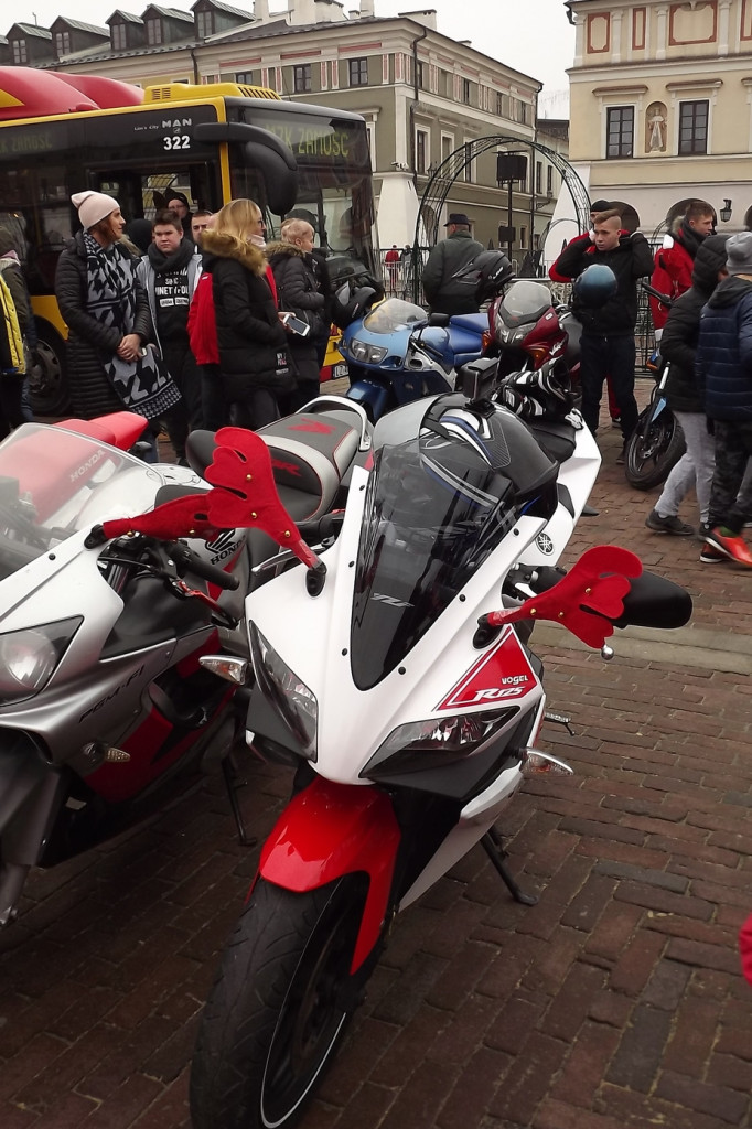 Zamość: Mikołaje na motorach na Kwadracie [FOTO]